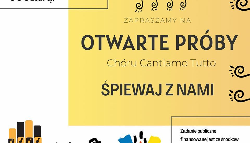 Otwarte próby Chóru Cantiamo Tutto