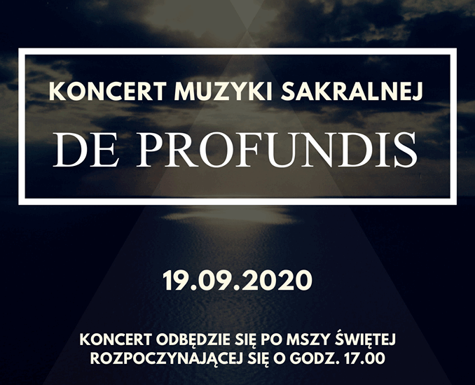 Koncert Muzyki Sakralnej “De Profundis” w Polanicy-Zdroju