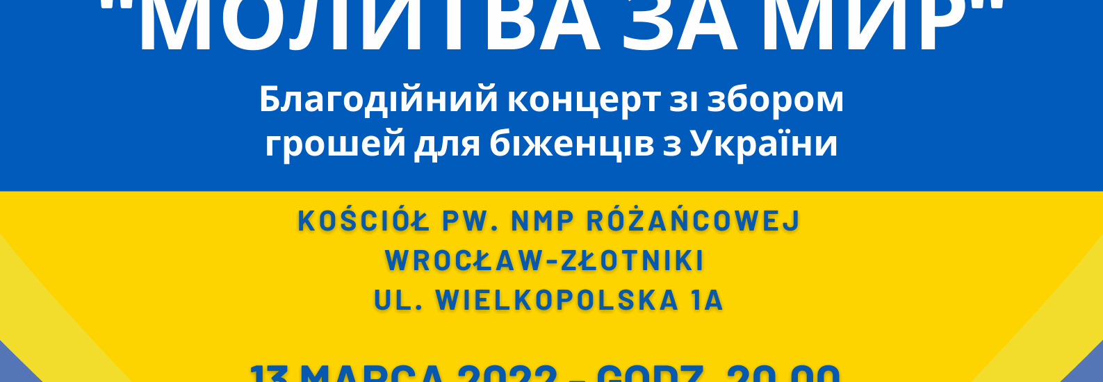 Zaproszenie na koncerty charytatywne chóru Cantiamo Tutto na rzecz Ukrainy