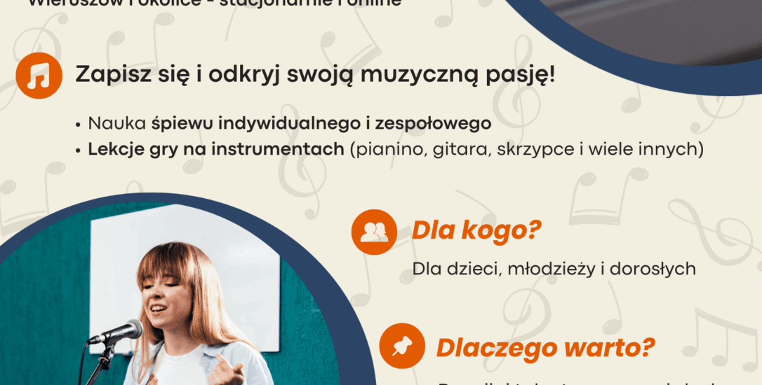 Ruszają zajęcia muzyczne w Wieruszowie i okolicach